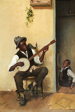 Léon Delachaux - The Banjo Player