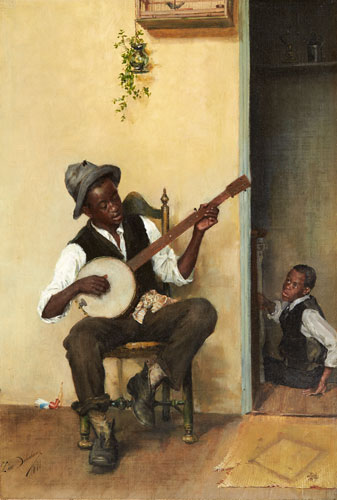 Léon Delachaux - Banjo Player