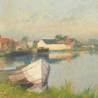 Bassin du canal à Saint-Amand