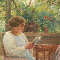 Lecture au jardin