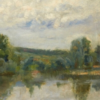 Paysage, bord d’eau