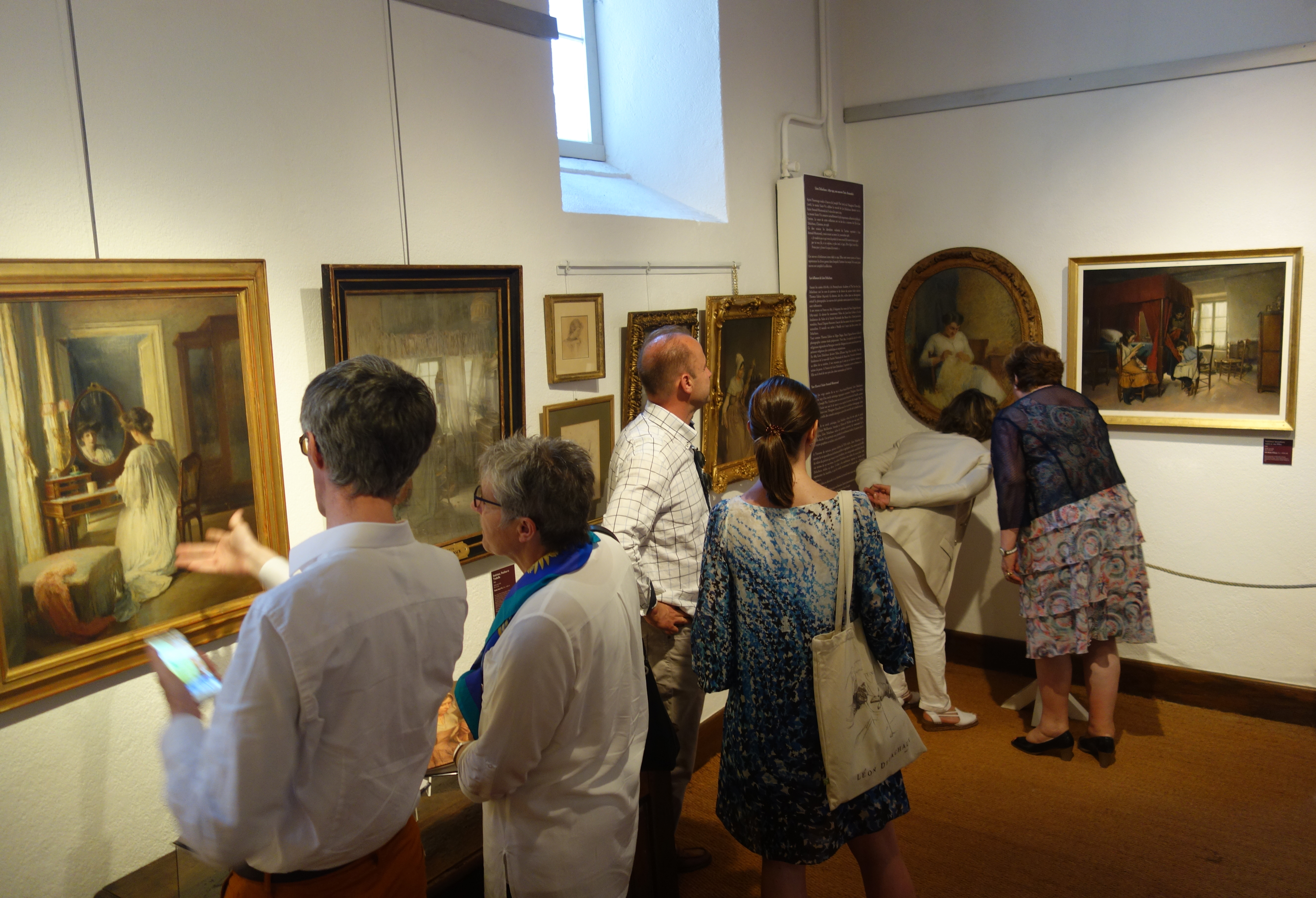 Vernissage de l'exposition "Léon Delachaux, son œuvre saint-amandoise : 1900-1919"